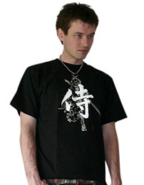 самурай,  японская футболка