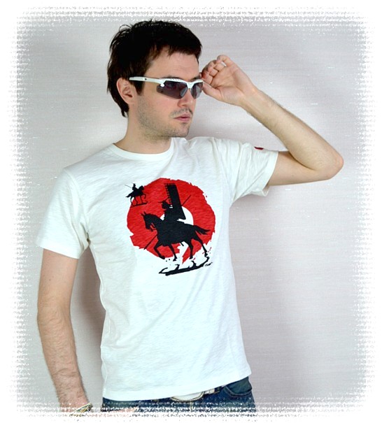 мужская дизайнерская японская футболка, хлопок 100%