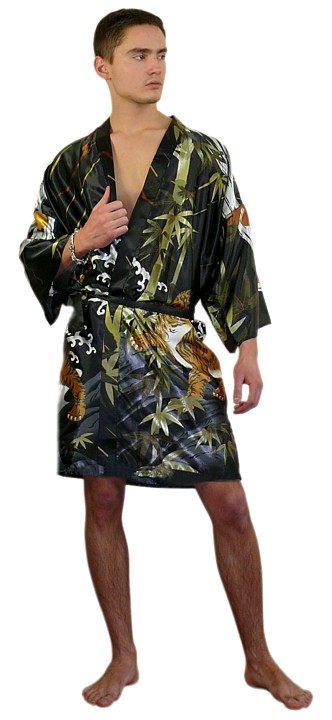 мужской халат-кимоно в японском стиле