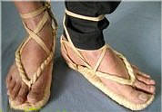 варадзи, японская плетеная обувь