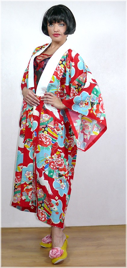японское кимоно, антик