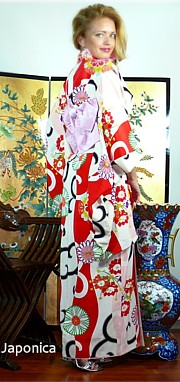 старинное японское кимоно