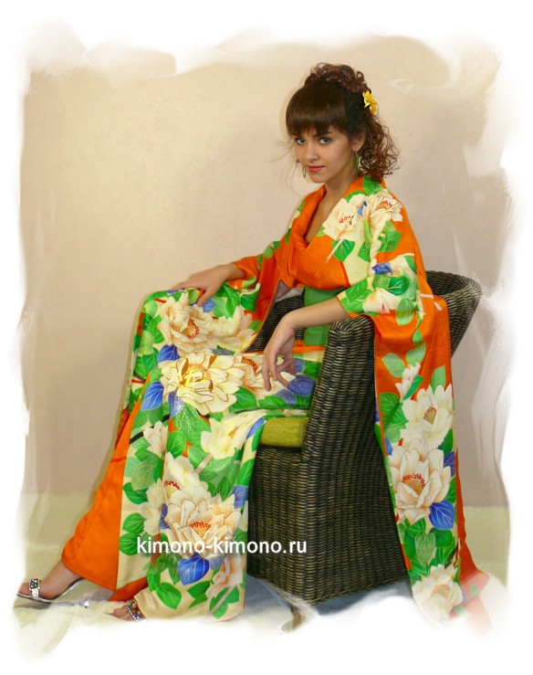 старинное кимоно