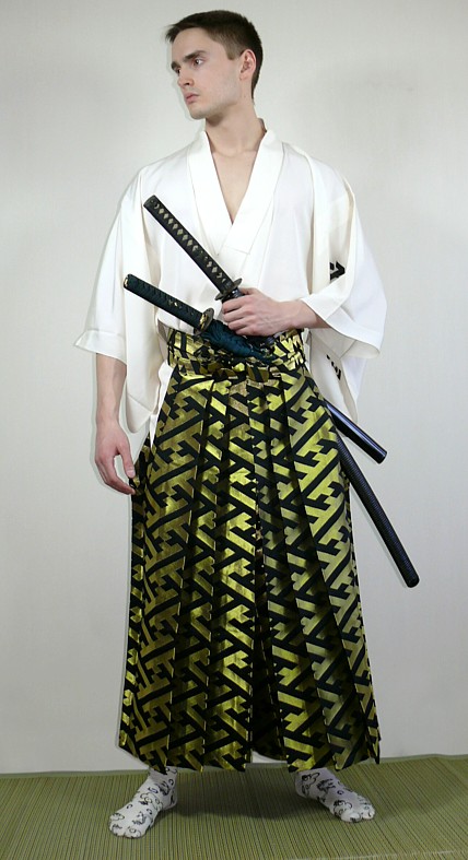 японская мужская одежда: кимоно и хакама