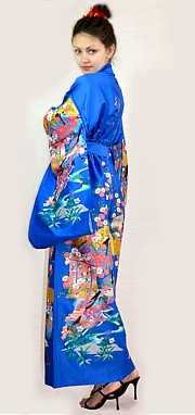 японское кимоно, хлопок 100%, сделано в Японии