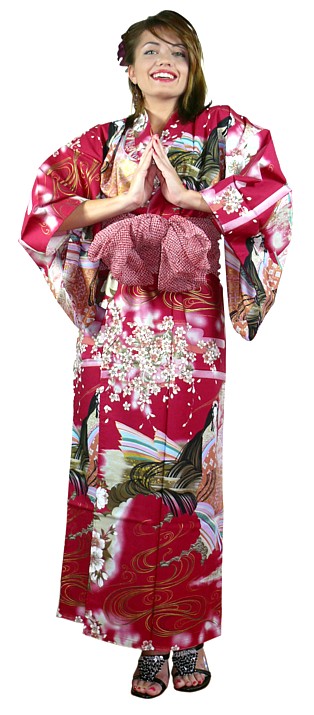 японское кимоно - стильная одежда для дома и яркий подарок женщине