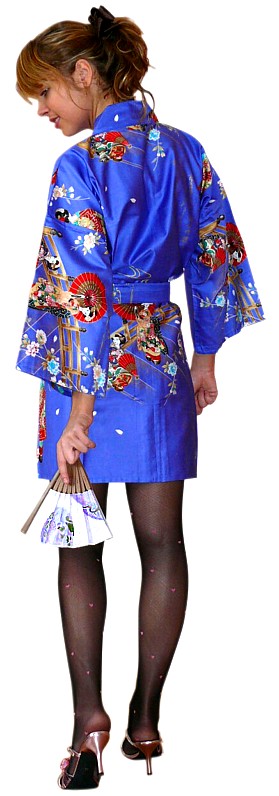 халатик-кимоно, хлопок 100%, сделано в Японии