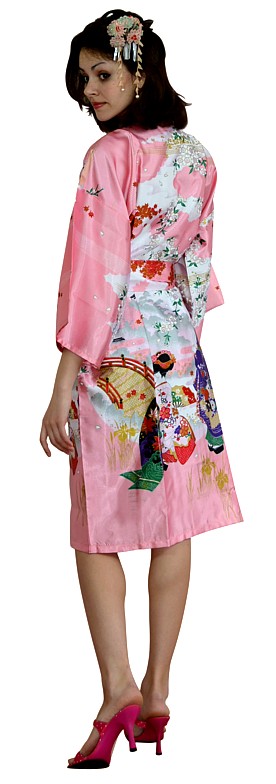 японское короткое кимоно АСАКУСА в онлайн магазине КИМОНОЯ