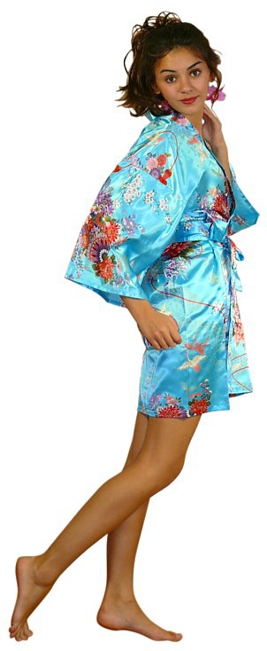 халатик-кимоно - стильная одежда для дома, сделано в Японии. Доставка по Москве
