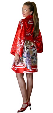 халатик-кимоно мини