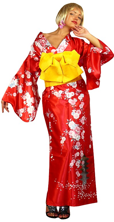 кимоно и оби в стиле гейши