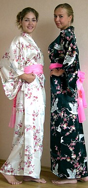 японские кимоно из натурального шелка - эксклюзивная одежда для дома