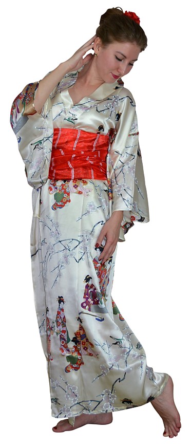 женская одежда из натурального шелка из Японии