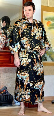 японское мужское кимоно 