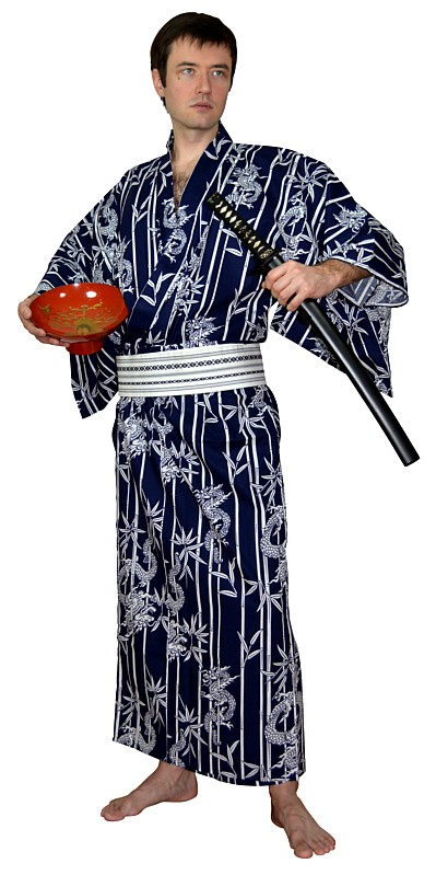 Японский халат мужской