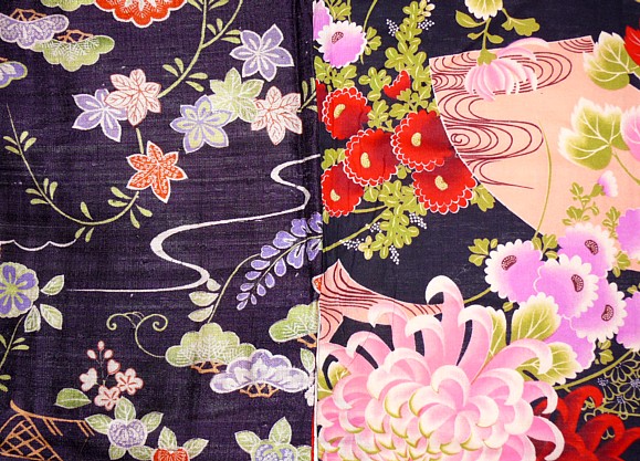 кимоно - рисунок ткани