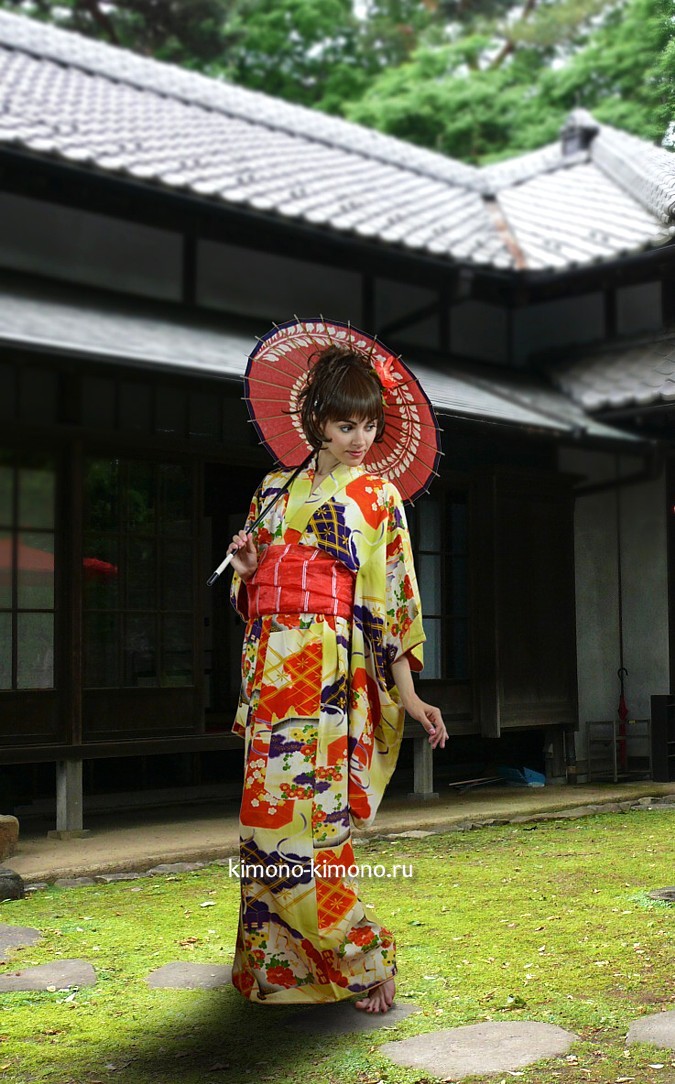 japanese kimono antique, 1920-30's