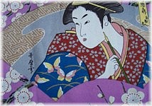 кимоно: дизайн ткани