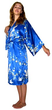 шелковый халатик-кимоно, Япония