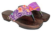 японская древянная женская обувьГЭТА