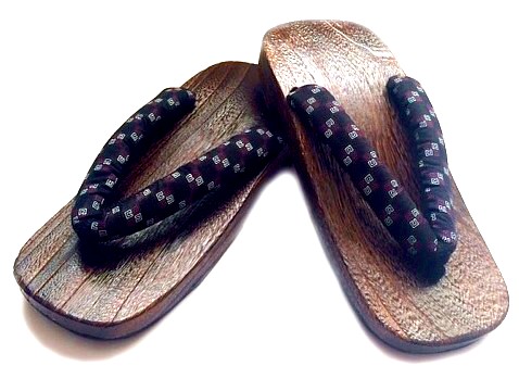традиционная японская деревянная обувь ручной работы